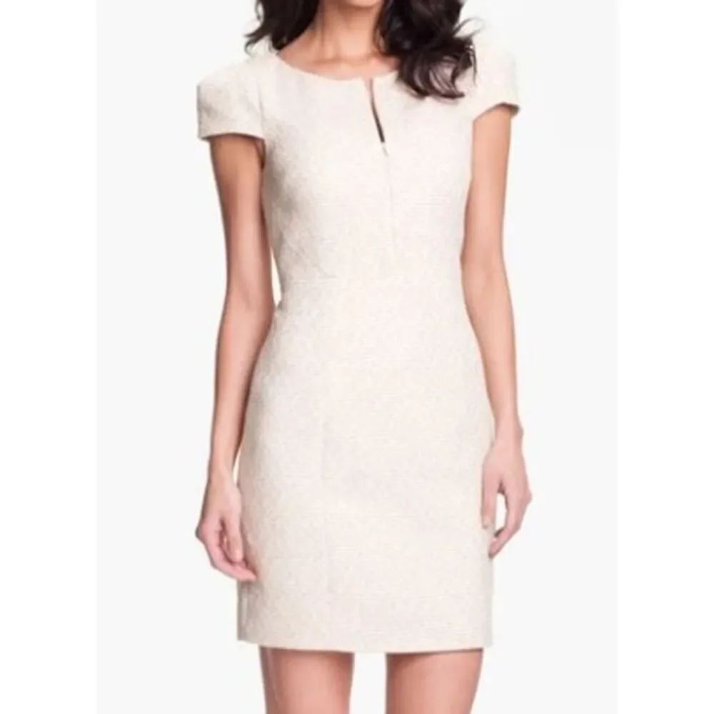 Anthropologie 4 Collective Cap Sleeve Jacquard Dress Sz. 6